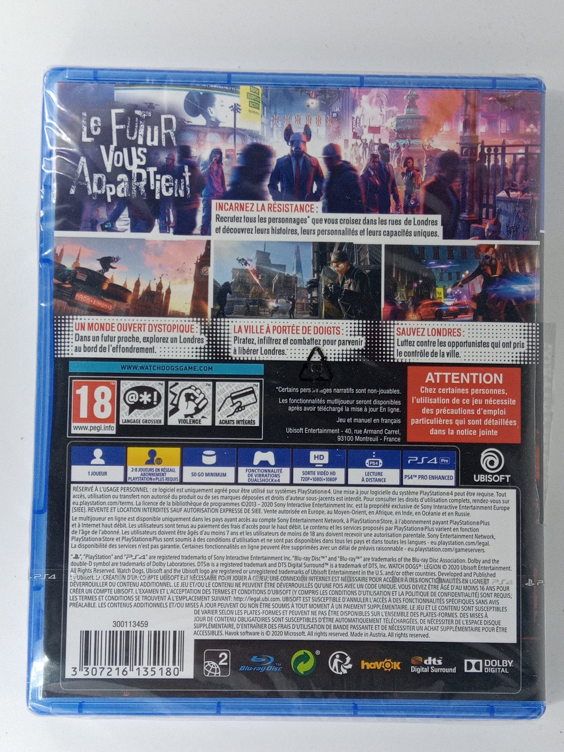 Watch Dogs Legion PlayStation 4 cyberpunk jeux vidéo – Image 2